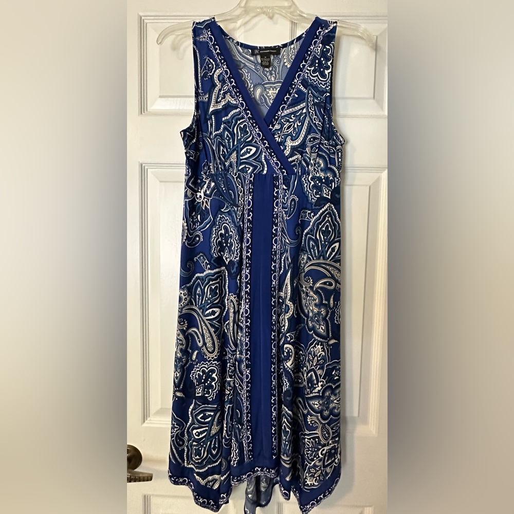 💙 Sleeveless Summer Paisley Dress 💙